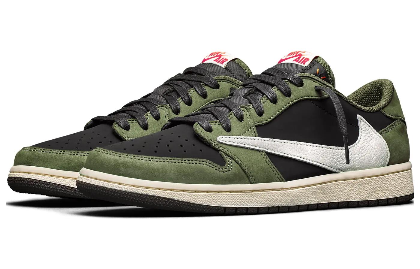 Air Jordan 1 Travis Scott Low - Black Olive