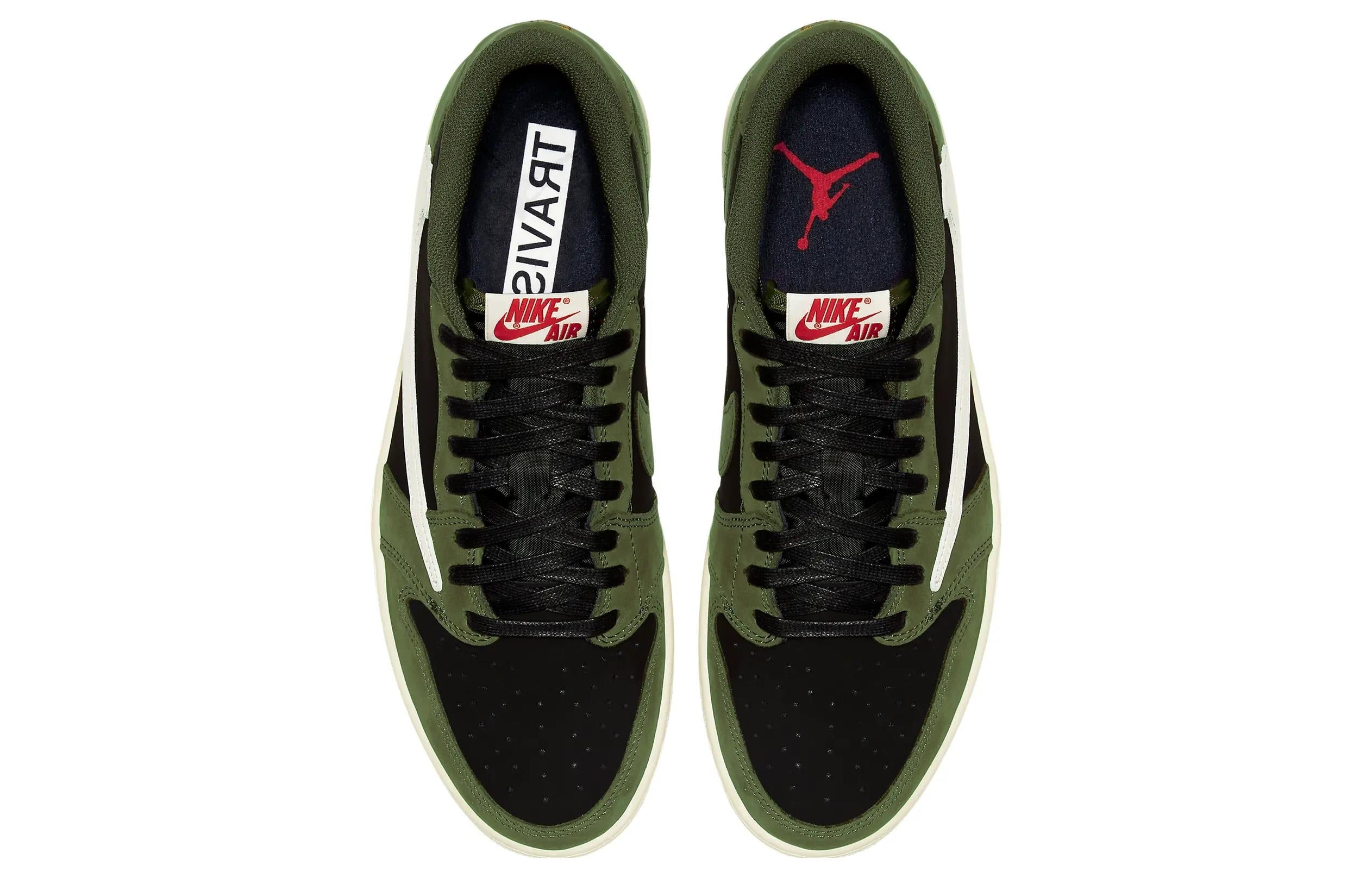 Air Jordan 1 Travis Scott Low - Black Olive