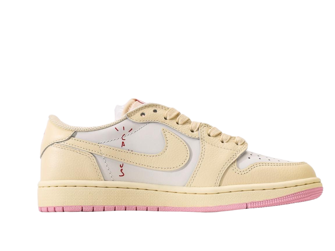 Travis Scott x Air Jordan 1 Low OG “Sail/White/Pink”