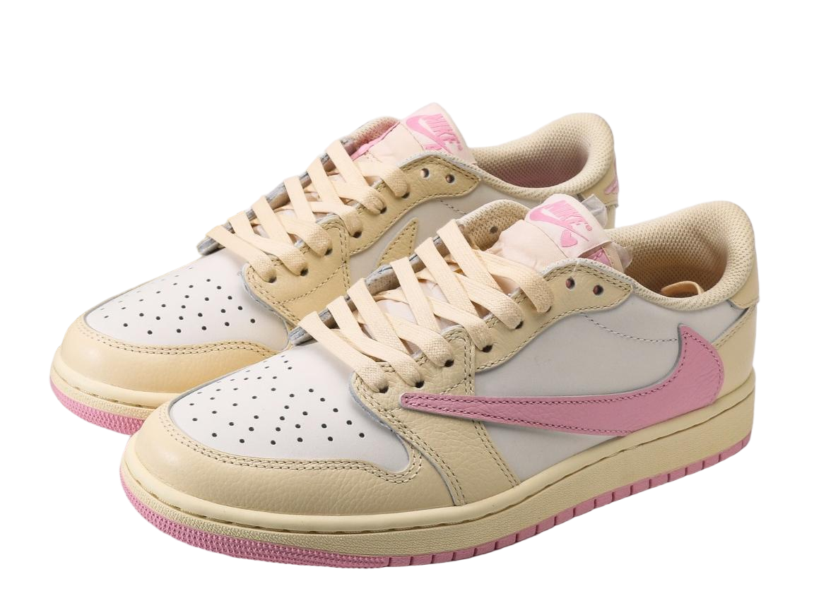 Travis Scott x Air Jordan 1 Low OG “Sail/White/Pink”